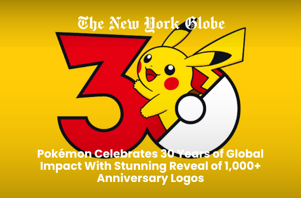  Pokémon Celebrates 30 Years of Global Impact With Stunning Reveal of 1,000+ Anniversary Logos